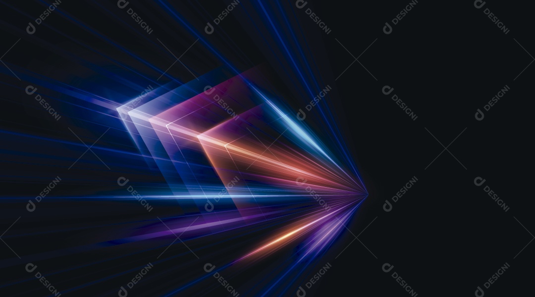 Movimento Abstrato Moderno de Alta Velocidade Vetor EPS