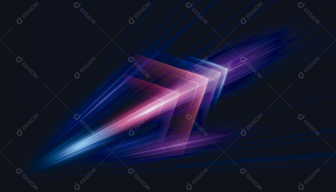 Movimento Abstrato Moderno de Alta Velocidade Vetor EPS