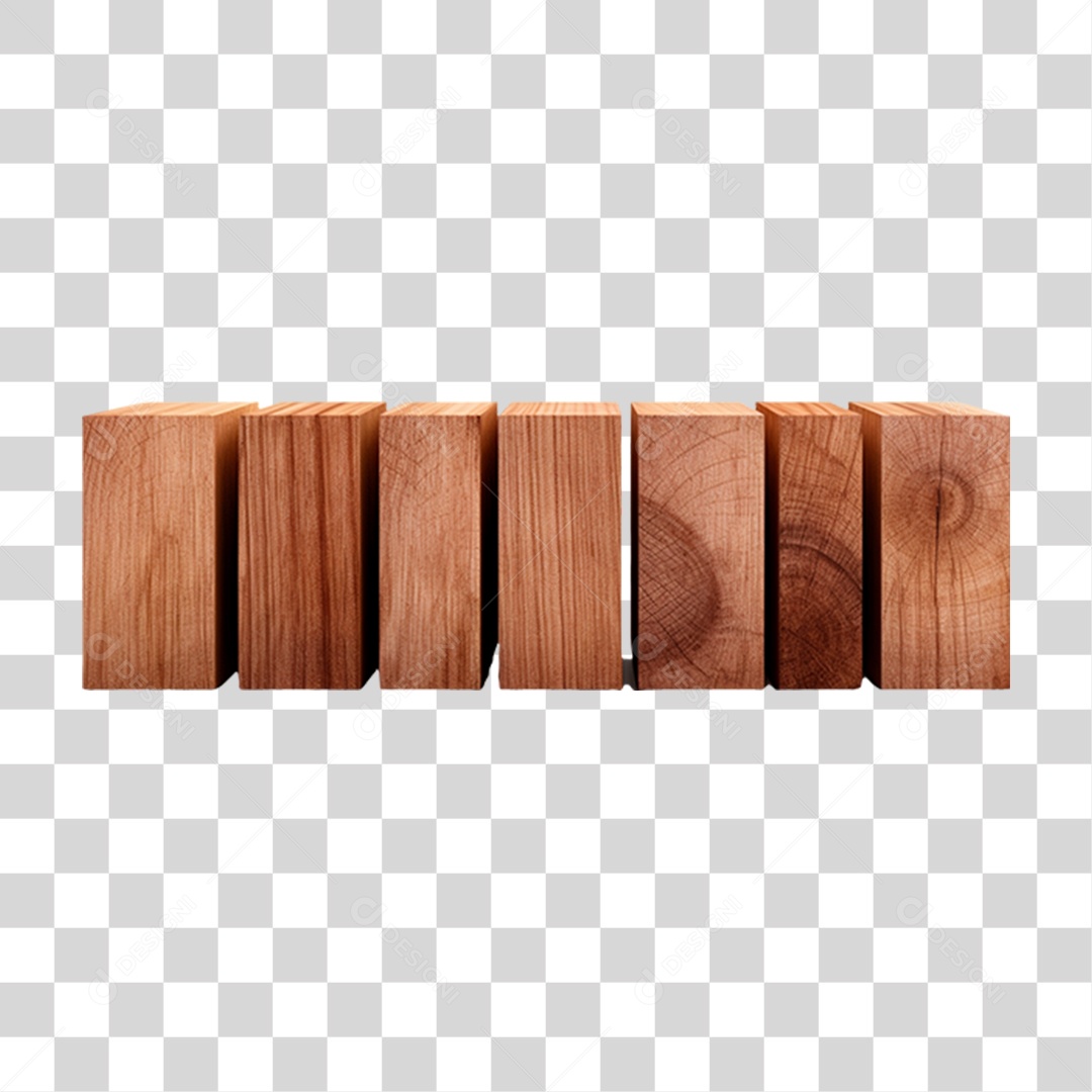 Pedaços de Madeira Para Composição PNG Transparente