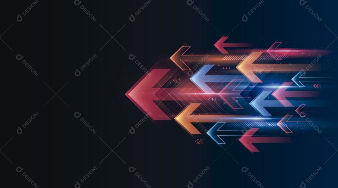 Movimento Abstrato Moderno de Alta Velocidade Vetor EPS