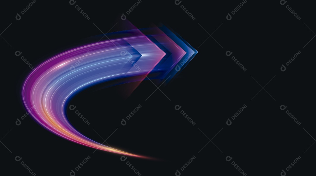 Movimento Abstrato Moderno de Alta Velocidade Vetor EPS