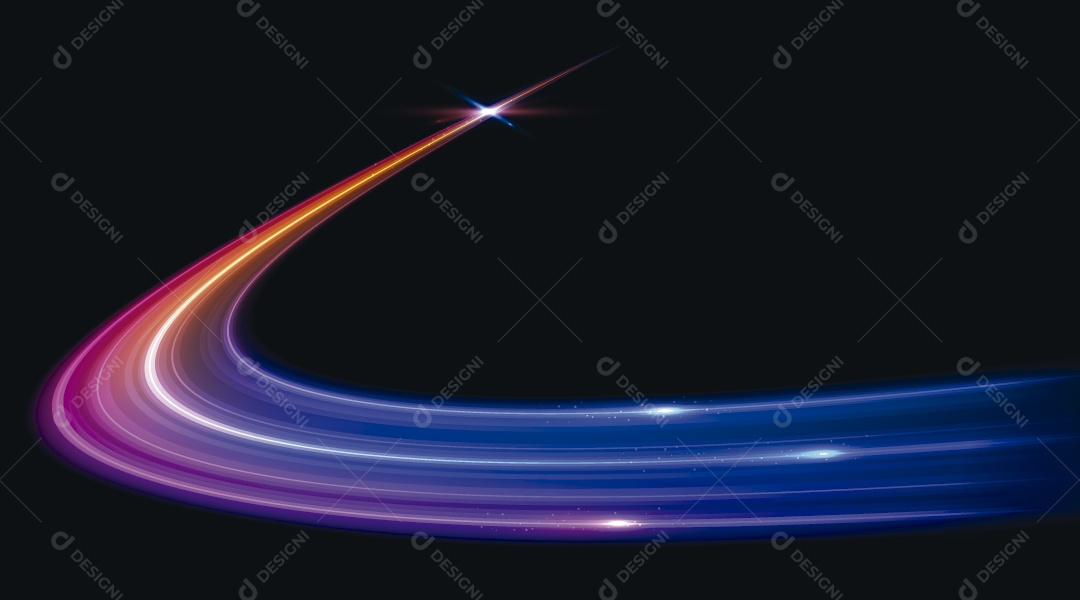 Movimento Abstrato Moderno de Alta Velocidade Vetor EPS