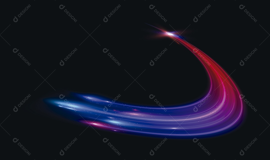 Movimento Abstrato Moderno de Alta Velocidade Vetor EPS