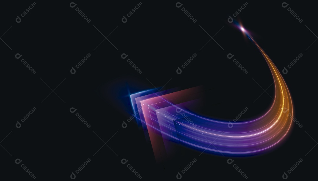 Movimento Abstrato Moderno de Alta Velocidade Vetor EPS