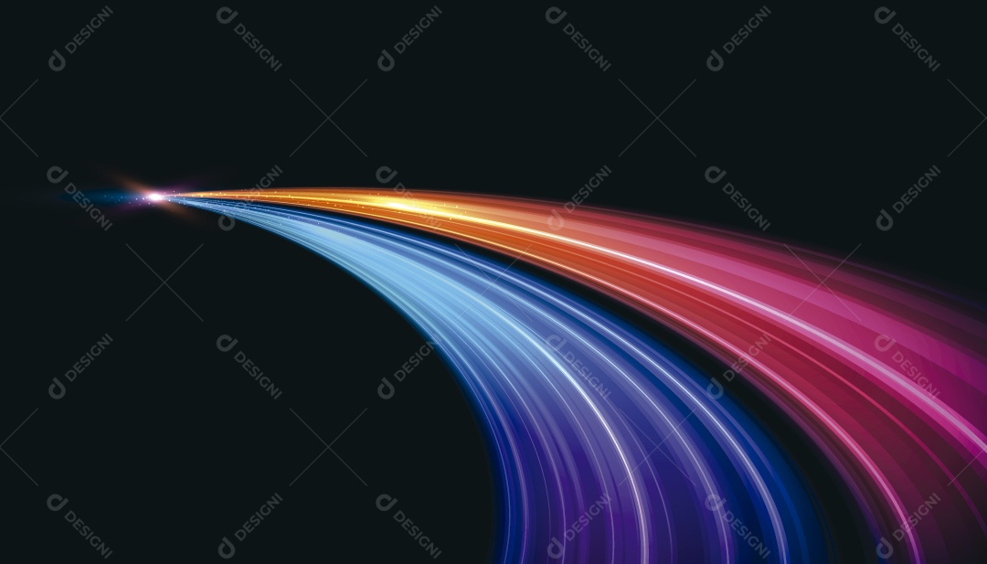 Movimento Abstrato Moderno de Alta Velocidade Vetor EPS