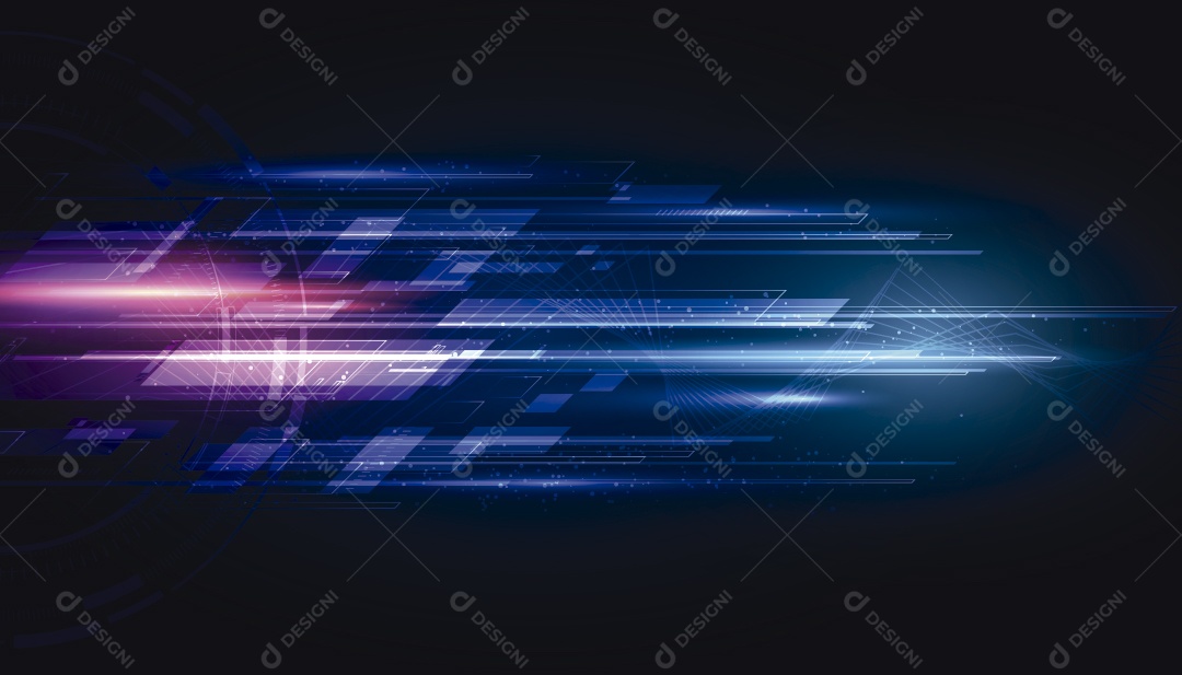 Movimento Abstrato Moderno de Alta Velocidade Vetor EPS