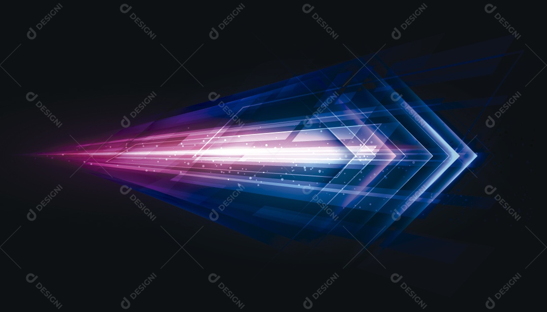 Movimento Abstrato Moderno de Alta Velocidade Vetor EPS