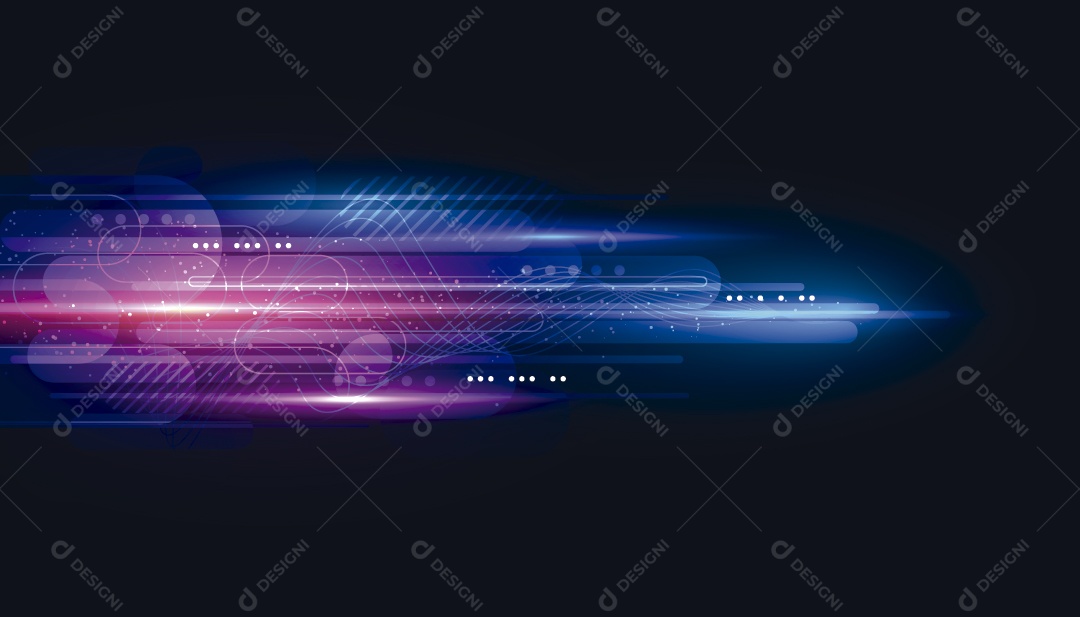 Movimento Abstrato Moderno de Alta Velocidade Vetor EPS