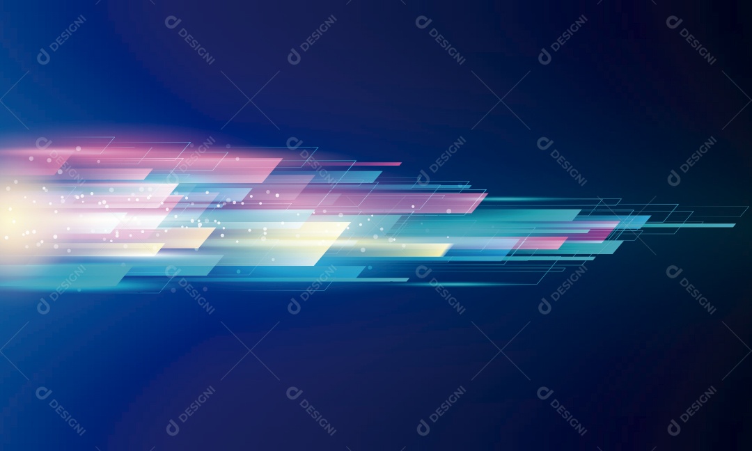 Movimento Abstrato Moderno de Alta Velocidade Vetor EPS