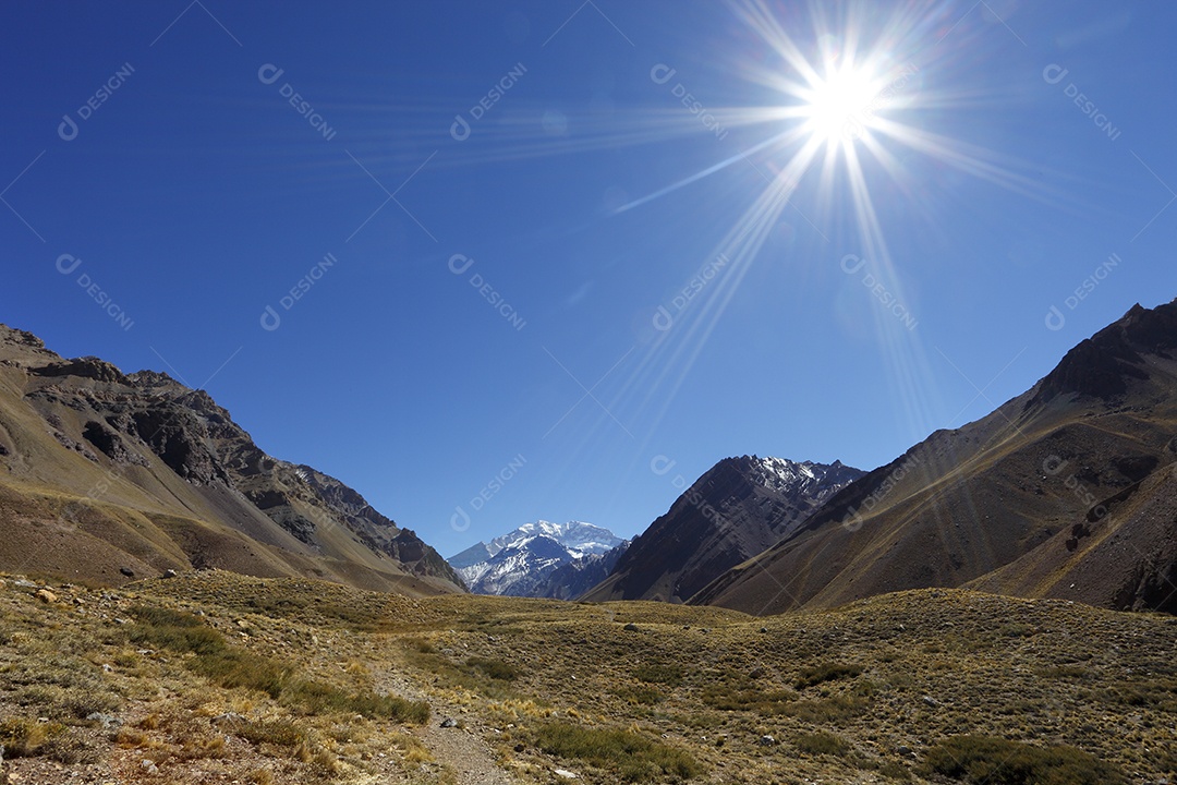 Aconcágua a montanha mais alta das américas cordilheira dos andes