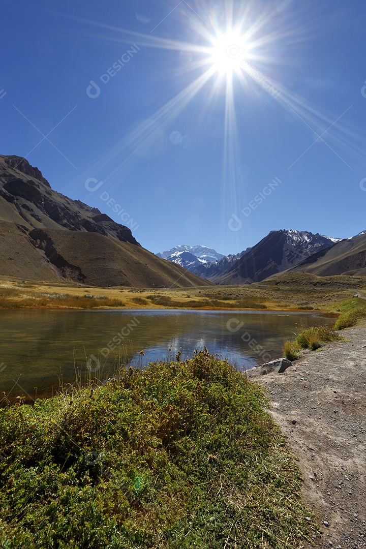 Aconcágua a montanha mais alta das américas cordilheira dos andes