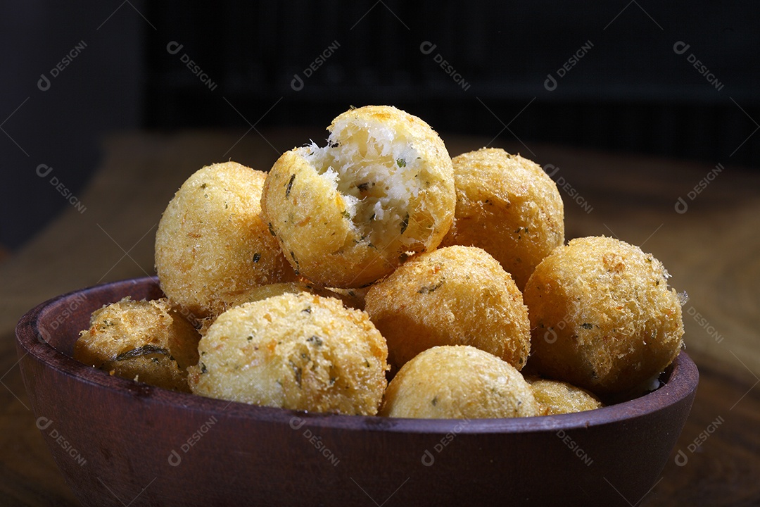 Bolinhos de bacalhau delicioso