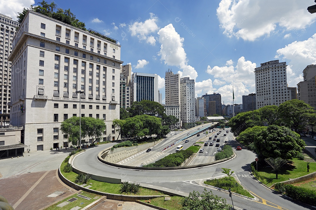 Prédio da prefeitura no centro de São Paulo Brasil