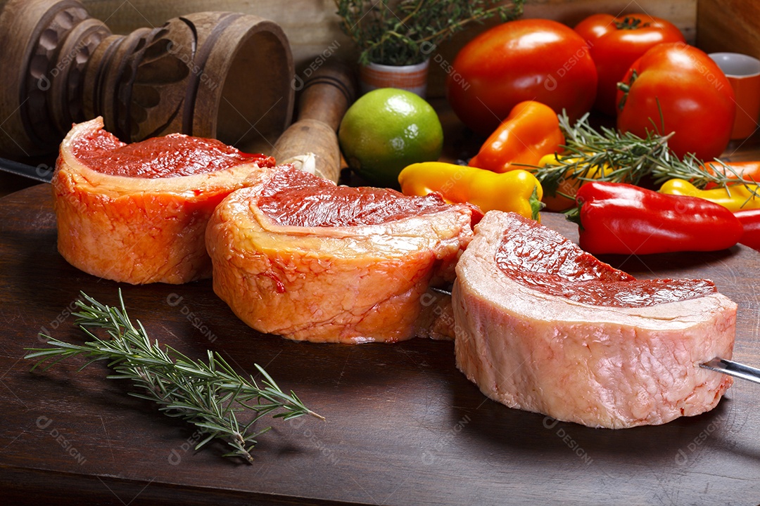 Espeto de picanha assado