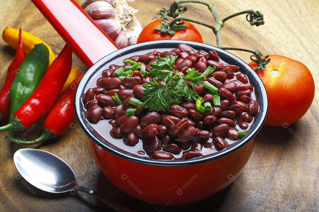 Feijão de caldo com cheiro verde