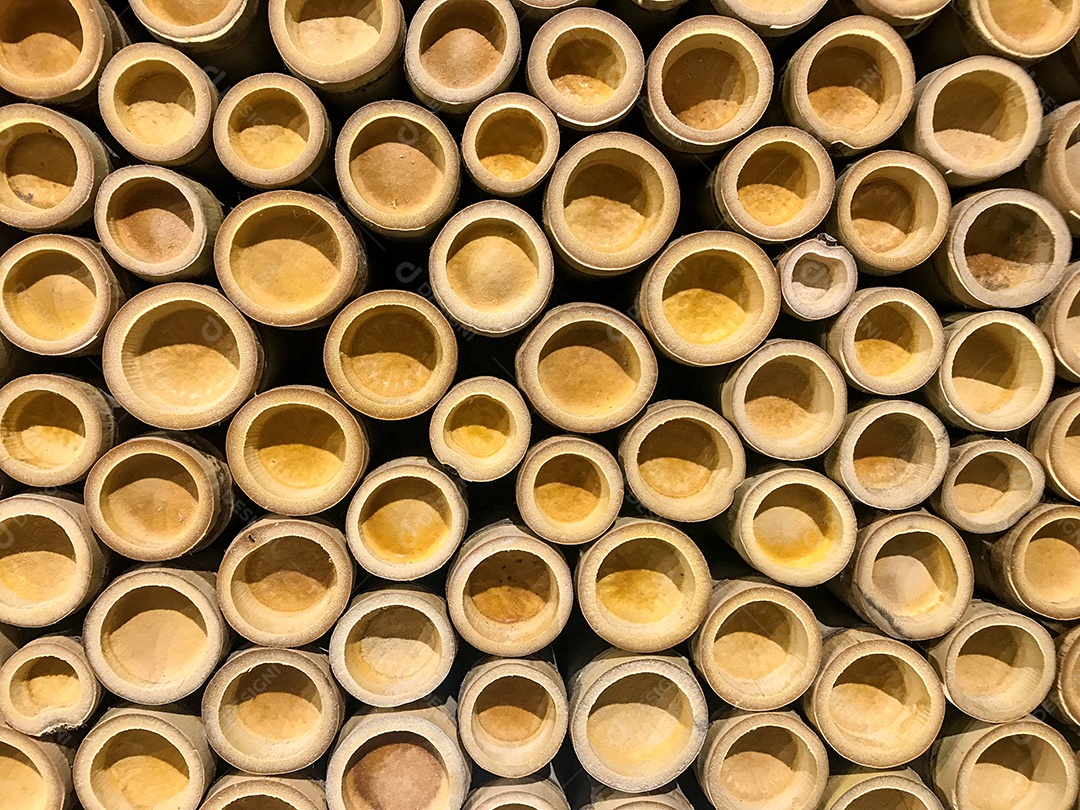 Bambu remo usado como fundo e textura