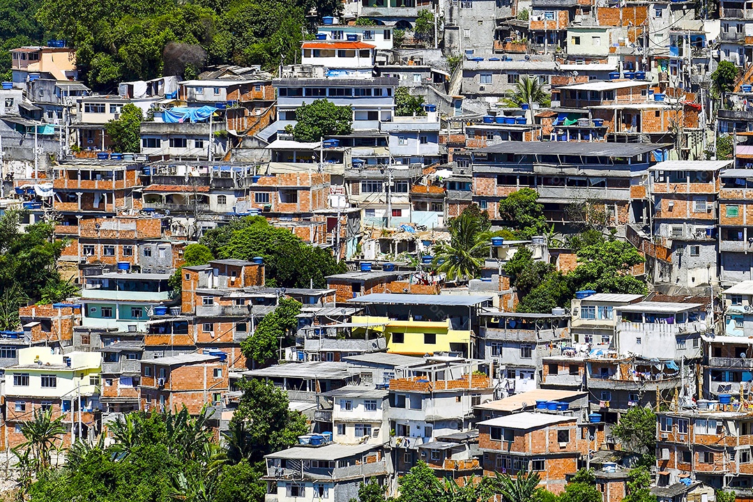 Comunidade da rocinha no Rio de Janeiro
