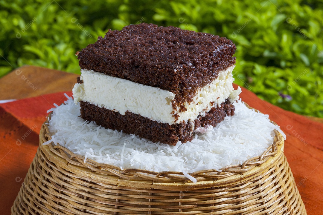 bolode chocolate e coco delicioso