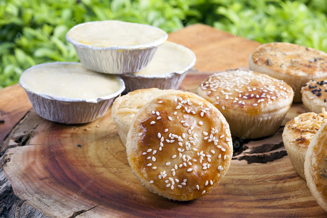 Empada lanche tradicional brasileiro