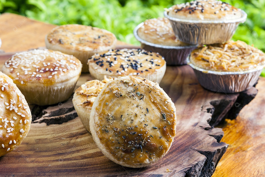 Empada lanche tradicional brasileiro