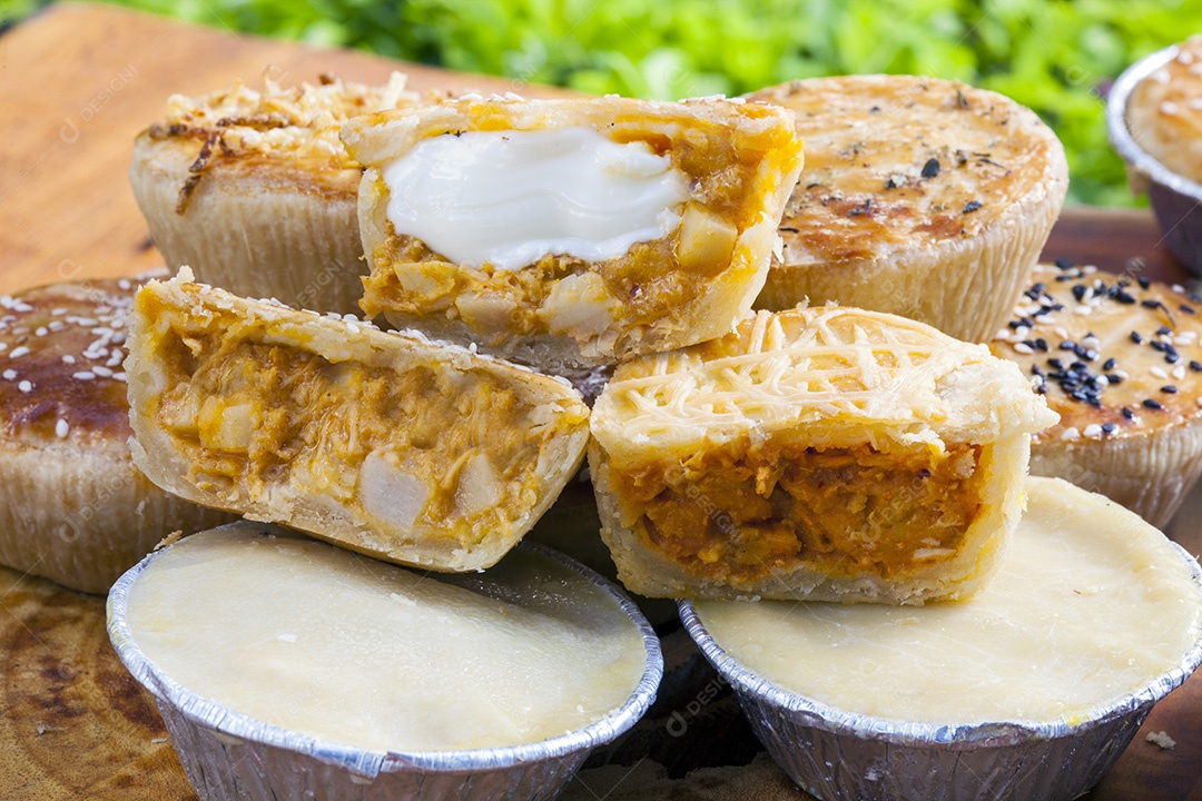 Empada lanche tradicional brasileiro