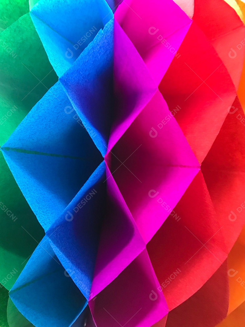 Balão de papel colorido festa junina no brasil