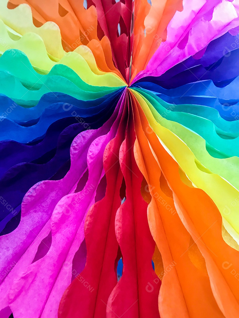 Balão de papel colorido festa junina no brasil