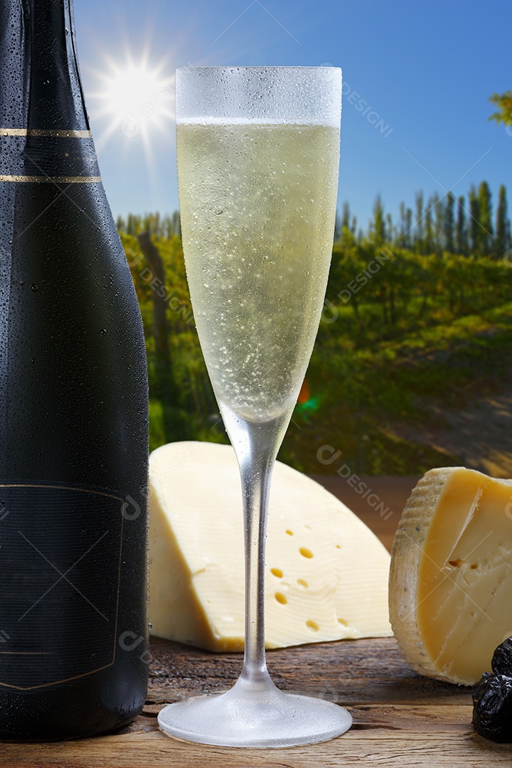 Campanhe com queijos deliciosos