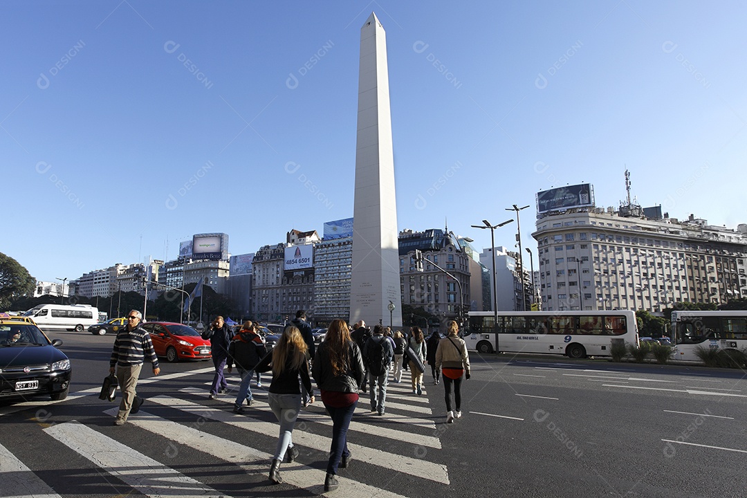 O marco mais reconhecido da capital em Buenos Aires