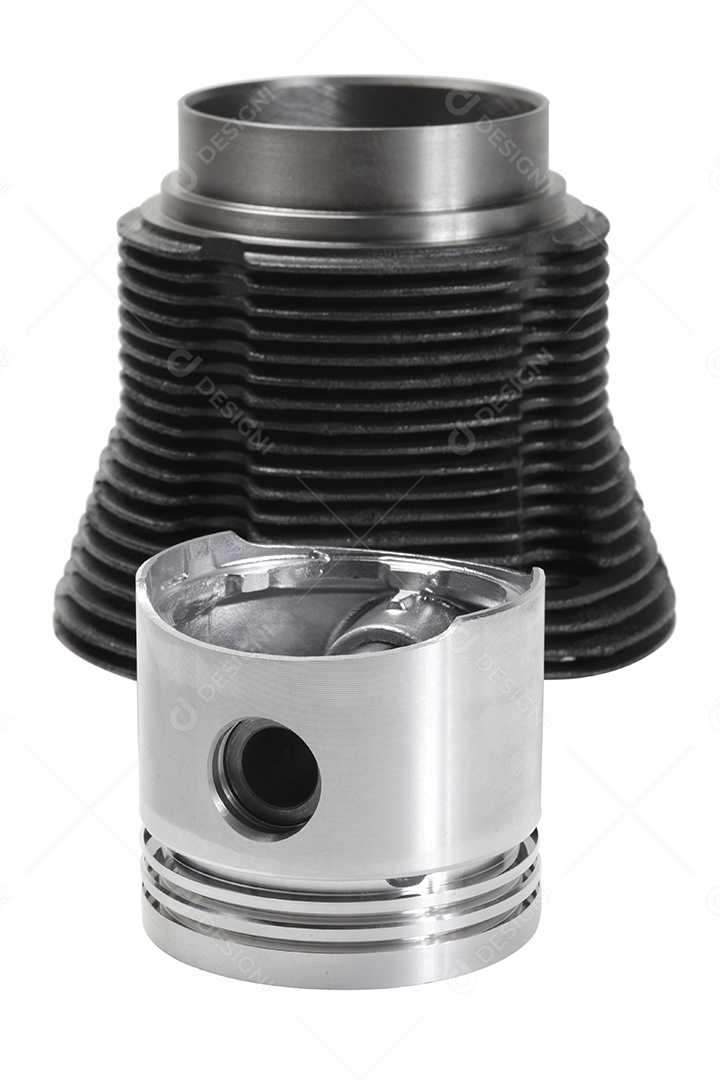 Pistão automotivo de alumínio