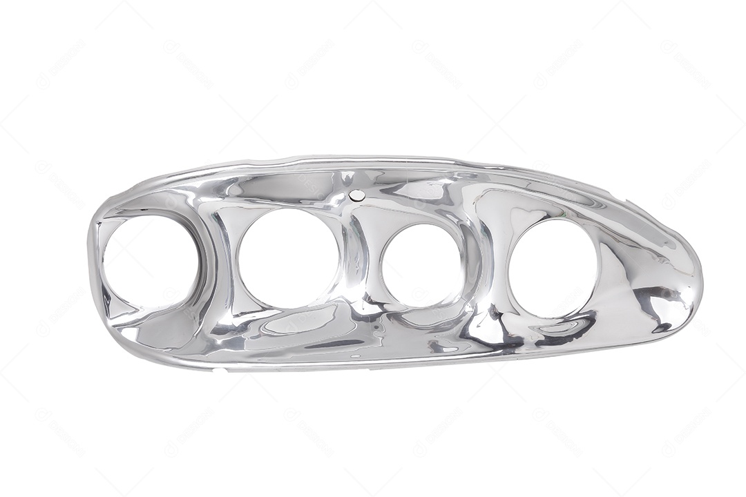 Farol de carro fundo branco