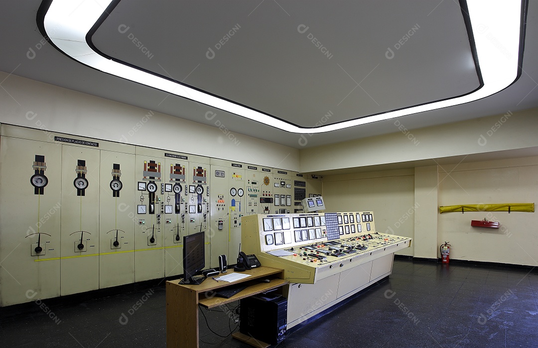 Centro de controle metalúrgico