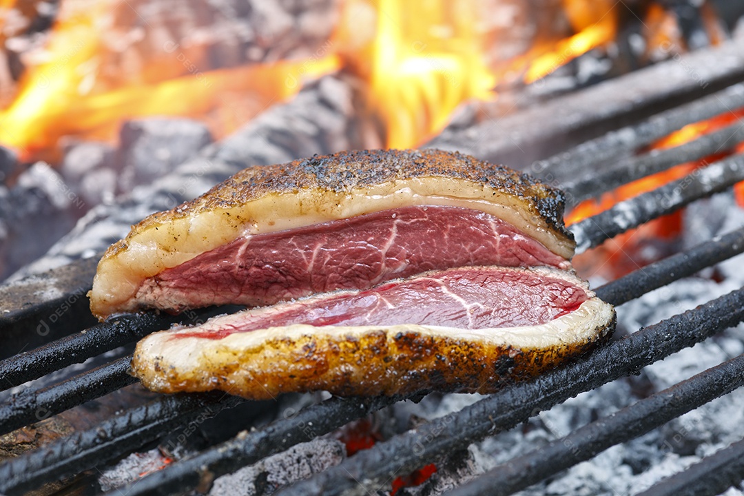 Picanha tradicional na brasa