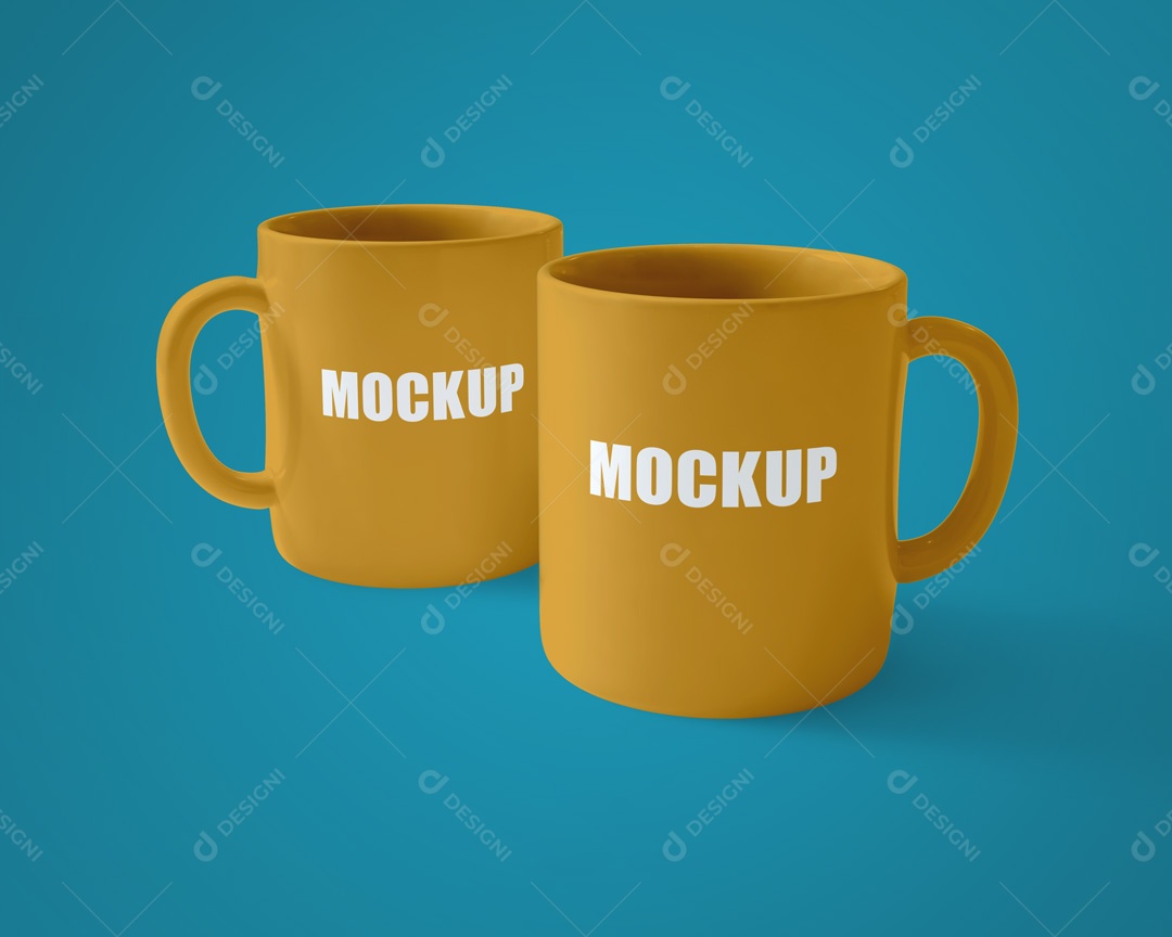 Caneca Mockup PSD Editável