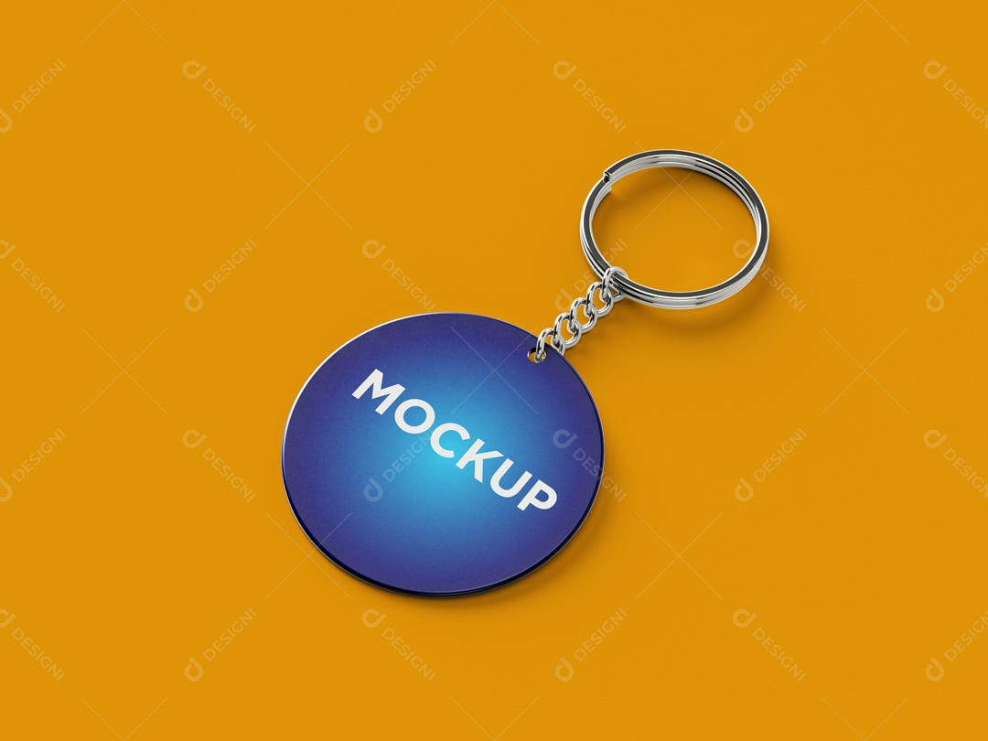 Chaveiro Mockup PSD Editável