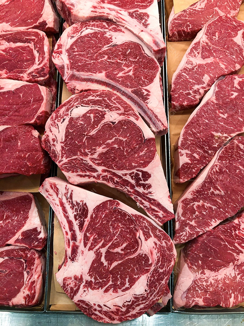 Osso em bife de lombo cru