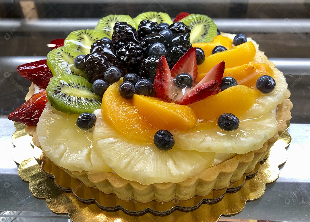 Torta de frutas misturadas