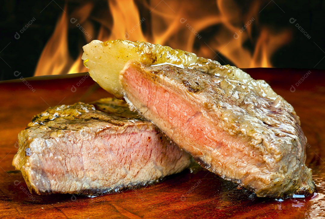 Picanha assada com gordura