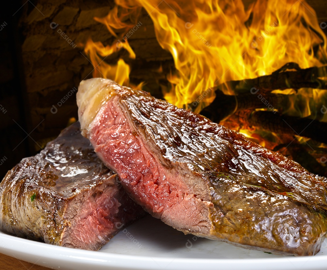 Cortes de carne grelhada