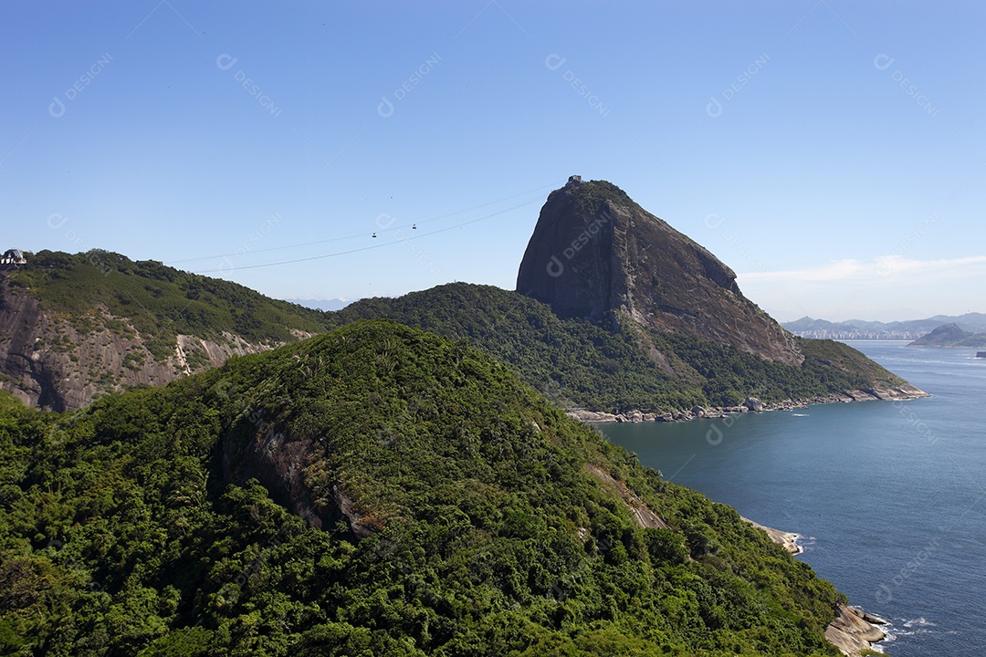 Vista do morro do pão de açúcar