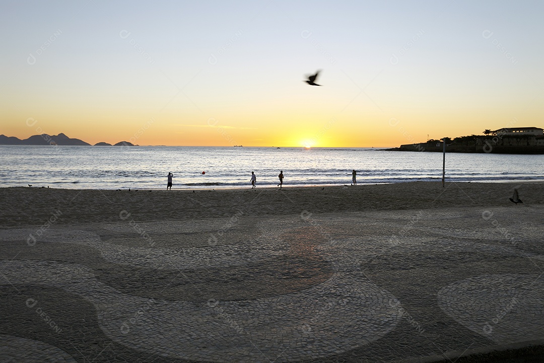 Amanhecer em copacabana Rio de Janeiro