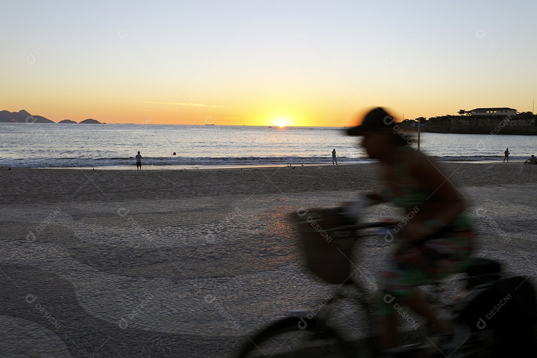 Amanhecer em copacabana Rio de Janeiro