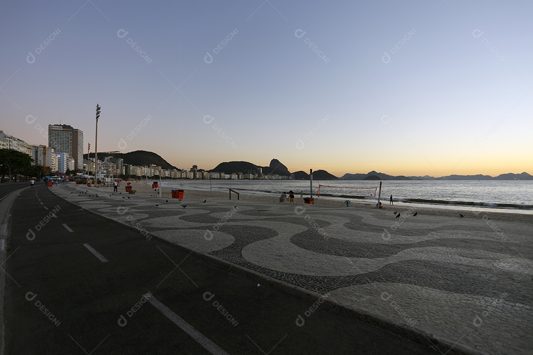 Amanhecer em copacabana Rio de Janeiro