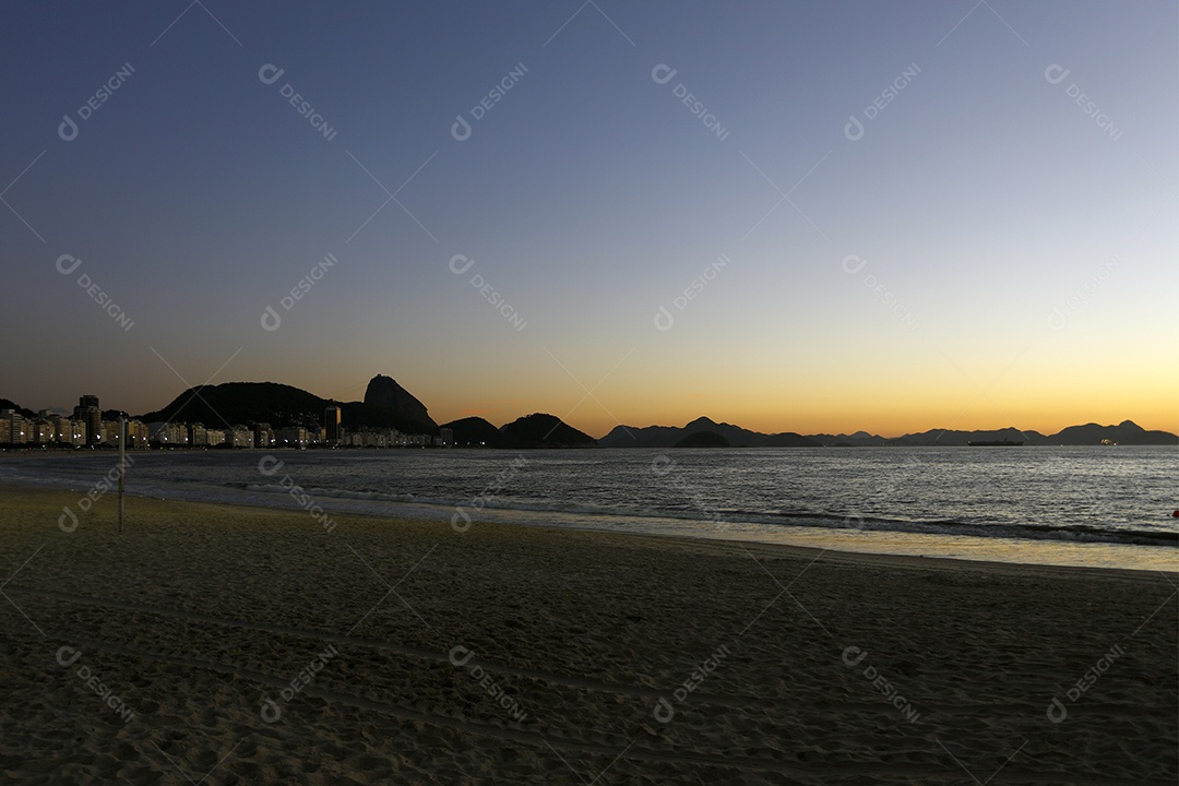 Amanhecer em copacabana Rio de Janeiro