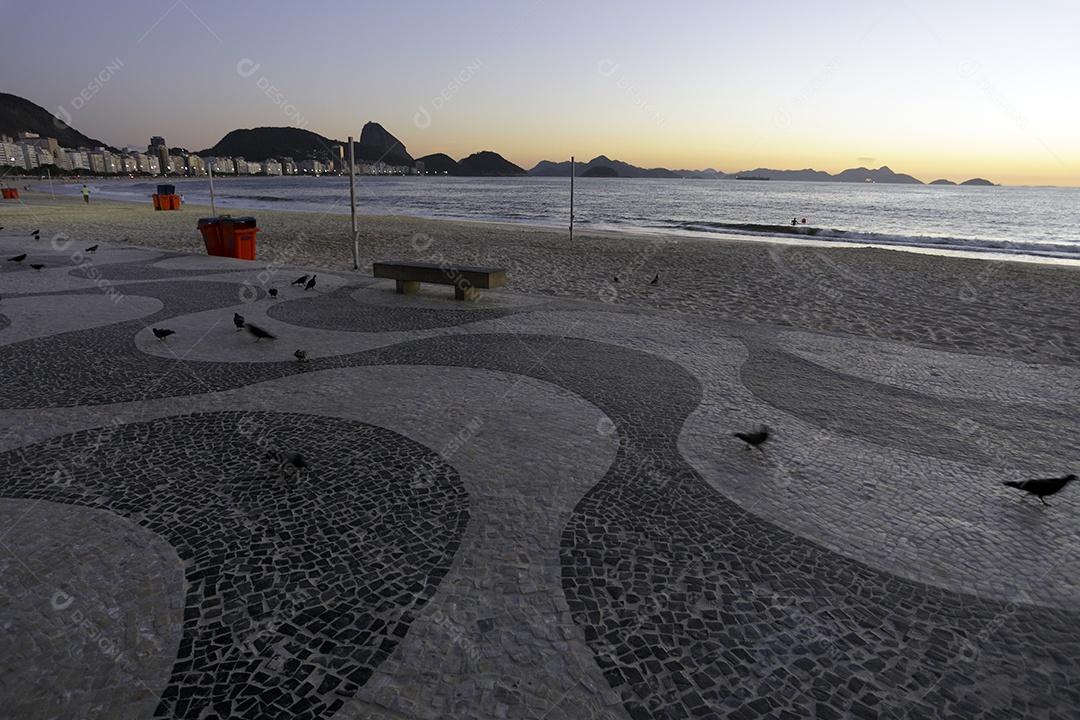 Amanhecer em copacabana Rio de Janeiro
