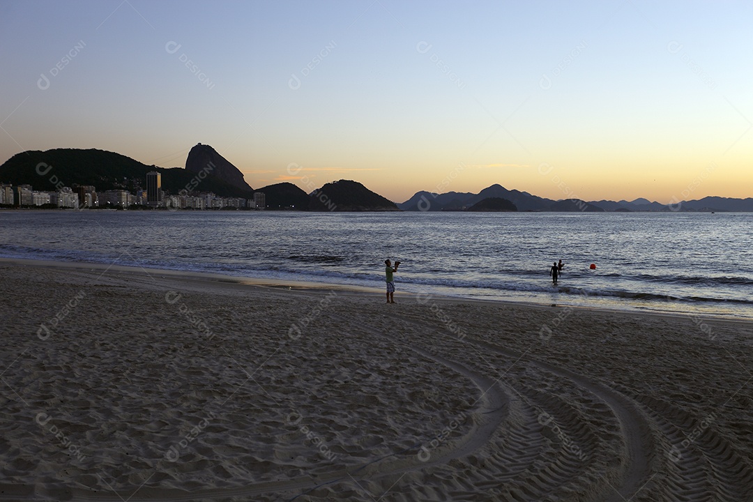 Amanhecer em copacabana Rio de Janeiro