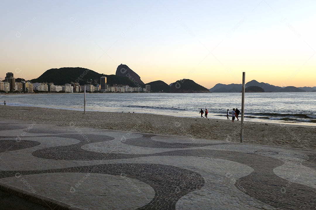 Amanhecer em copacabana Rio de Janeiro
