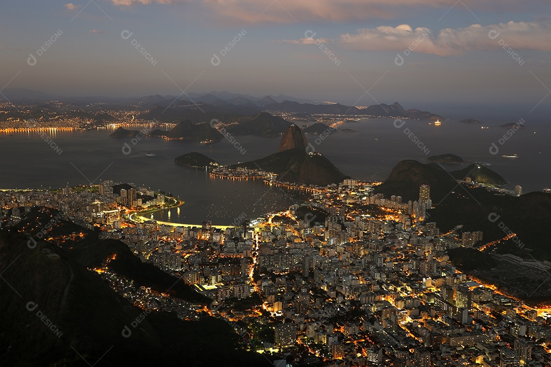 Vista da cidade do Rio de Janeiro
