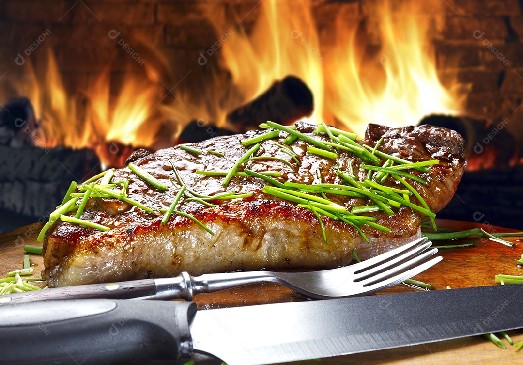 Picanha grelhada com ervas