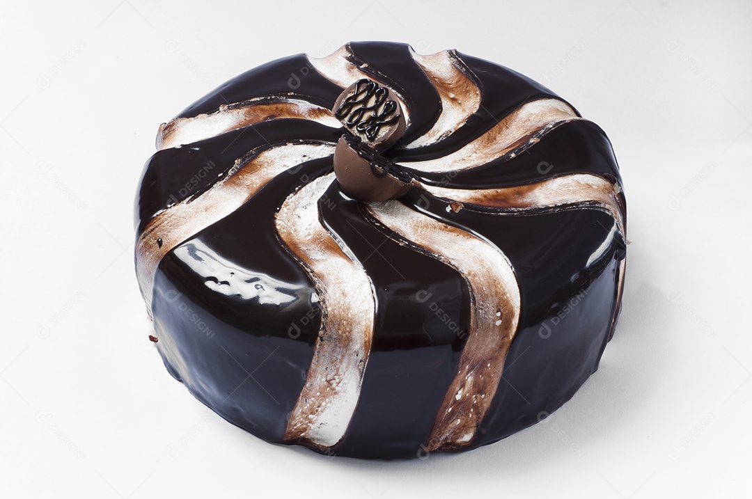 Bolo de chocolate com bombom